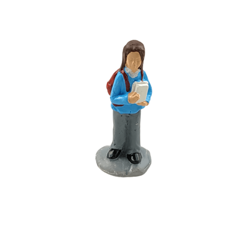 Minyatür Kız Öğrenci Sırt Çantalı