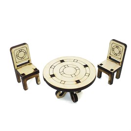 Minyatür Masa-Sandalyeler